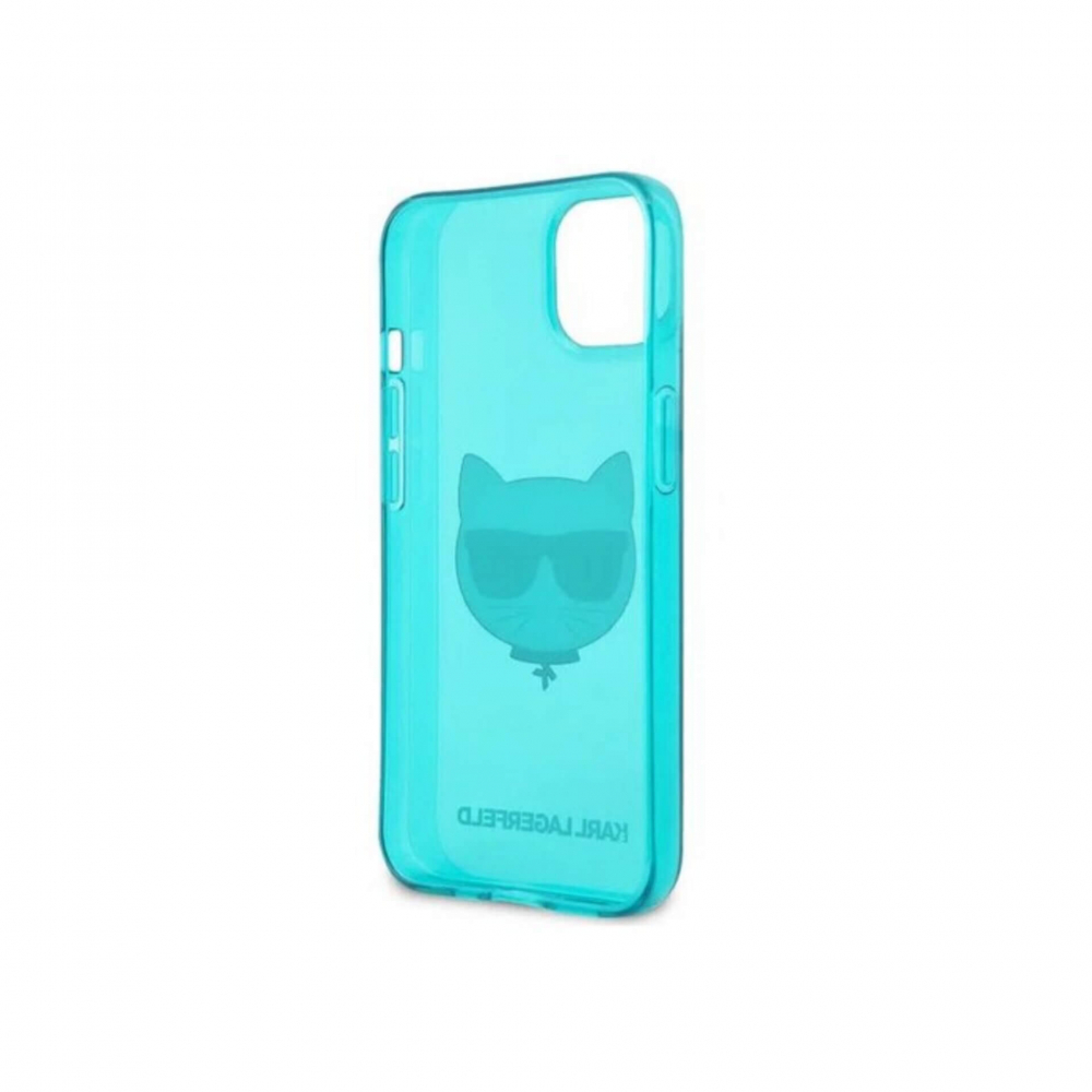 ����� ��� iPhone 13 Pro Max Lagerfeld TPU FLUO Choupette Transp/Blue