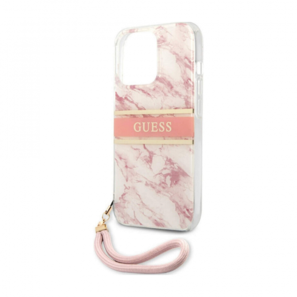 ����� ��� iPhone 13 Pro Guess PC/TPU Marble Hard+Nylop, �������