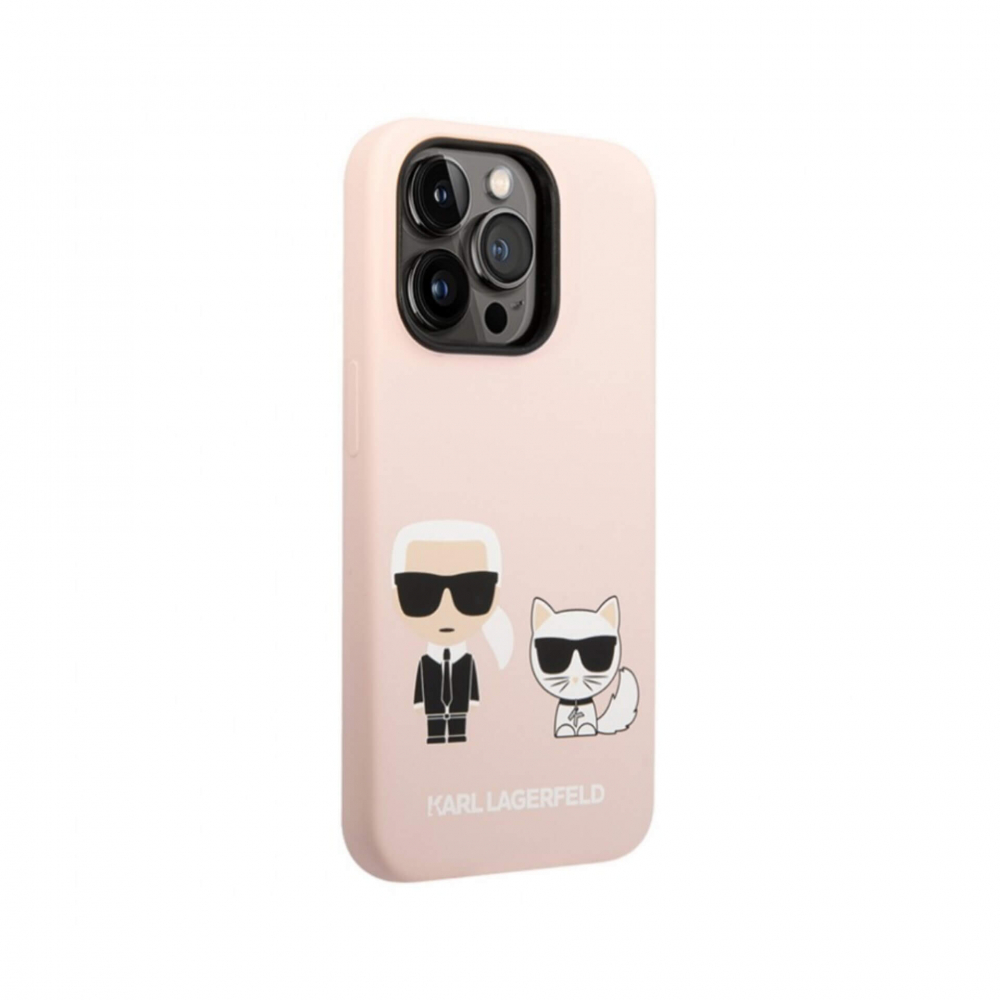 ����� ��� iPhone 14 Pro Lagerfeld Liquid silicone Karl&Choupette, �������