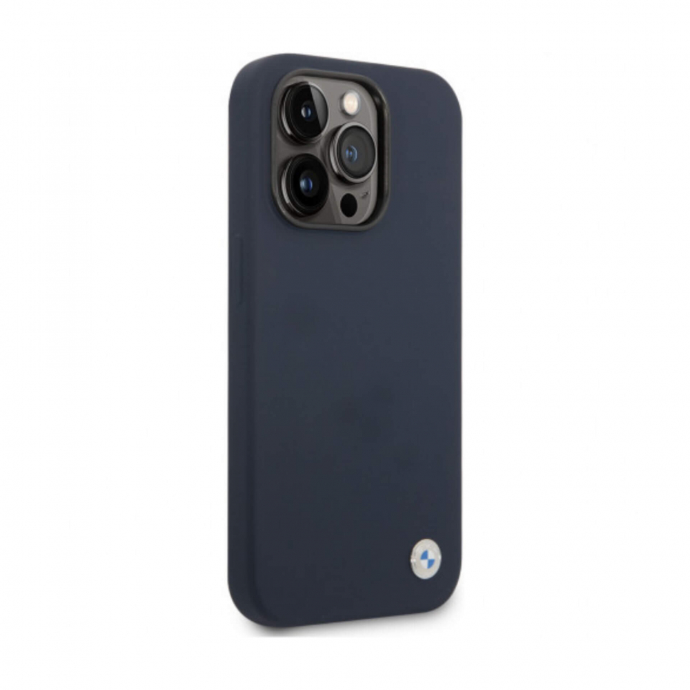 ����� ��� iPhone 14 Pro BMW Signature Liquid silicone Hard Navy