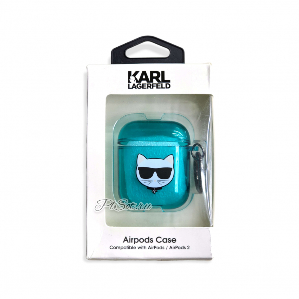 ����� ��� AirPods 1, 2 Lagerfeld Fluo Choupette, �������