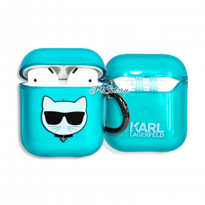 ����� ��� AirPods 1, 2 Lagerfeld Fluo Choupette, �������