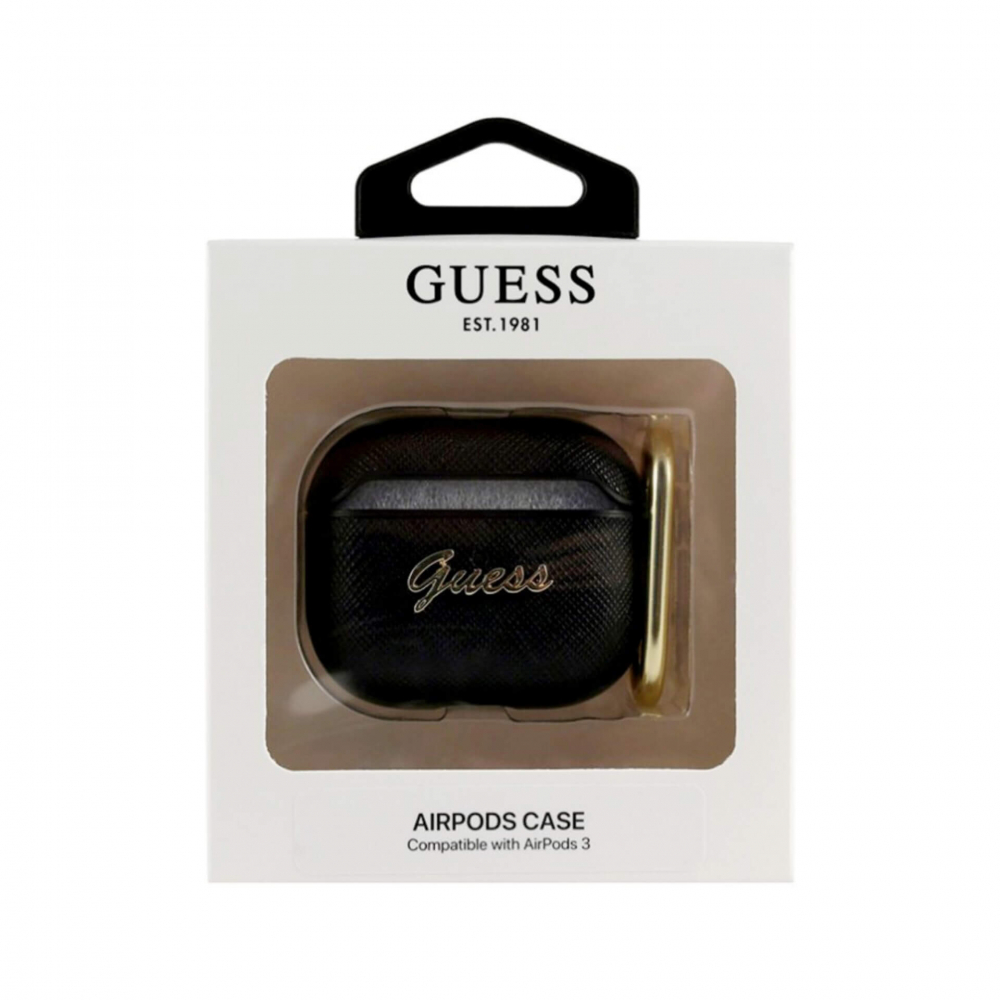 ����� ��� AirPods 3 Guess PU Saffiano Metal logo, � ���������