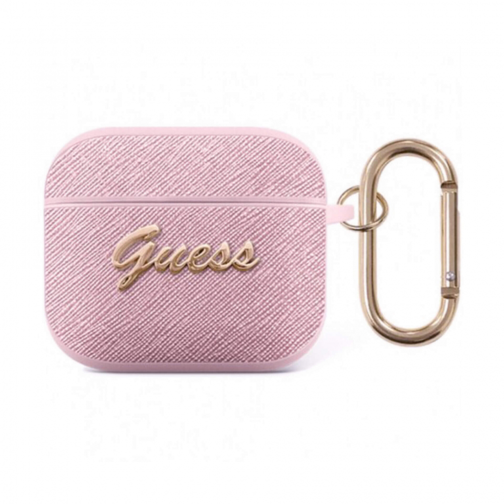 ����� ��� AirPods 3 Guess PU Saffiano Metal logo, � ���������