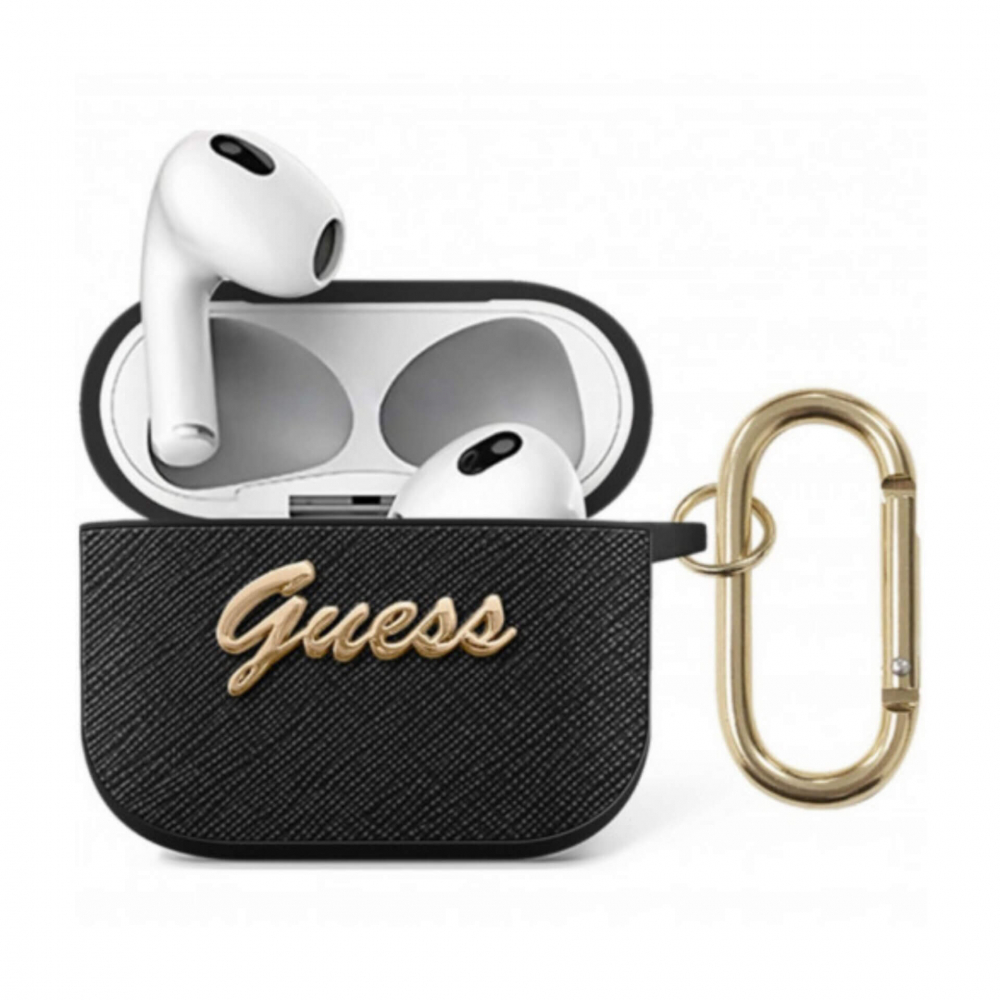 ����� ��� AirPods 3 Guess PU Saffiano Metal logo, � ���������