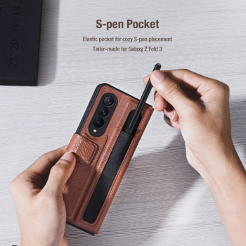 ����� ��� Samsung Z Fold 3 NILLKIN Aoge Leather Case, ���� ��� ������, ���� 