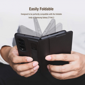����� ��� Samsung Z Fold 3 NILLKIN Aoge Leather Case, ���� ��� ������, ���� 