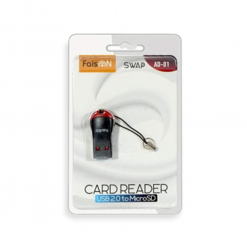 Card Reader AD-01, ���������� ���������, ������� ��� ������ MicroSD, FaisOn