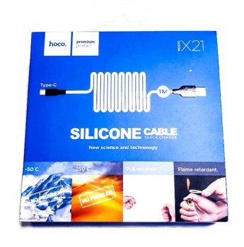 ������ USB HOCO X21 Type-C (white)