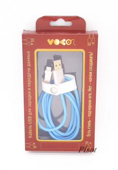 ������ Lightning USB 2.4A VOKO (blue)