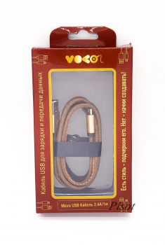 ������ Micro USB 2.4A VOKO (brown jeans)