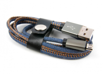 ������ Micro USB 2.4A VOKO (blue jeans)